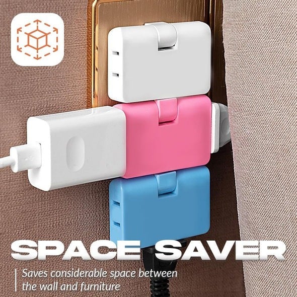 (🔥2024Last Day Promotion - 49% off)2024-180 Degrees Rotatable Socket Converter