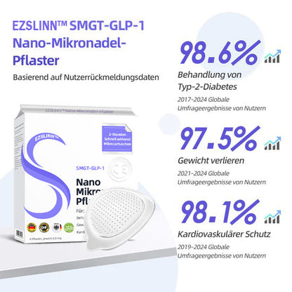 EZSLlNN®  🏆 SMG𝐓-GLP-1 Nano-Mikronadel-Pflaster 2.0 (✅Schmerzfrei, lang anhaltend, gegen Diabetes, Fettleibigkeit und Herz-Kreislauf-Erkrankungen) - 🔥7 Tage, um Ergebnisse zu sehen